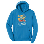 Games Make Me Happy Humans Make My Head Hurt - Mens & Ladies T-Shirt Youth Hoodie - Sapphire