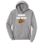 Gaming and Tacos - Mens & Ladies T-Shirt Ladies Hoodie - Athletic Heather