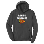 Gaming and Tacos - Mens & Ladies T-Shirt Ladies Hoodie - Dark Heather Grey
