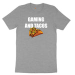 Gaming and Tacos - Mens & Ladies T-Shirt Ladies Short Sleeve Tee - Granite Heather