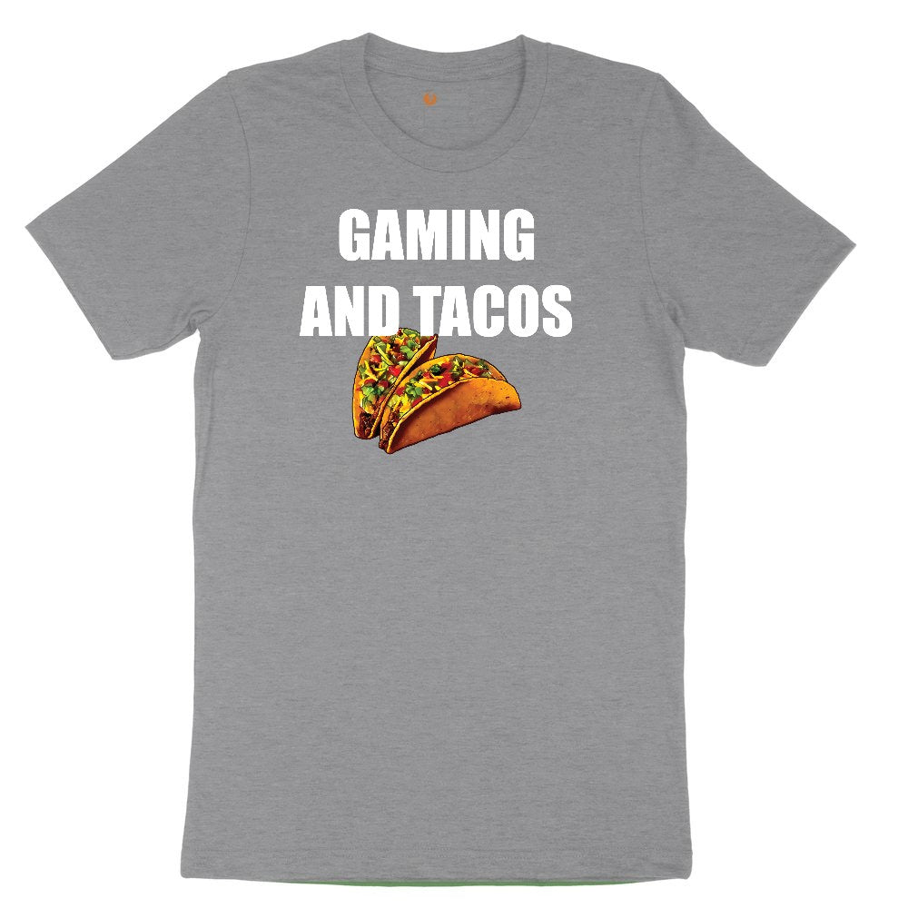 Gaming and Tacos - Mens & Ladies T-Shirt Toddler Short Sleeve Tee - Athletic Heather