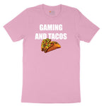 Gaming and Tacos - Mens & Ladies T-Shirt Toddler Short Sleeve Tee - Candy Pink