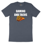 Gaming and Tacos - Mens & Ladies T-Shirt Toddler Short Sleeve Tee - Heather Navy