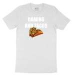 Gaming and Tacos - Mens & Ladies T-Shirt Toddler Short Sleeve Tee - White