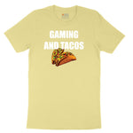 Gaming and Tacos - Mens & Ladies T-Shirt Toddler Short Sleeve Tee - Yellow