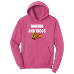 Gaming and Tacos - Mens & Ladies T-Shirt Youth Hoodie - Sangria