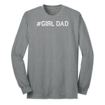 Girl Dad Long Sleeve Tee - Athletic Grey