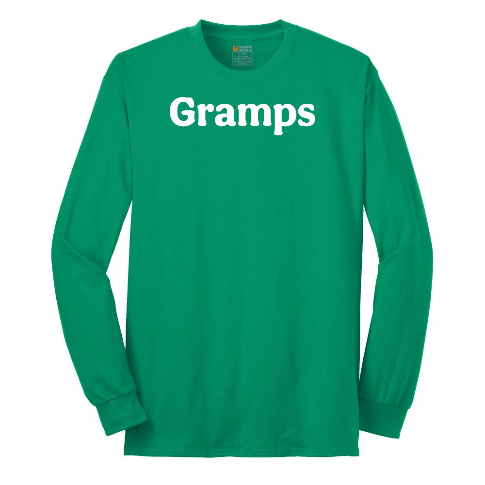 Gramps Long Sleeve Tee - Kelly Green