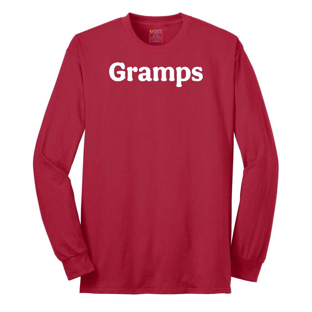 Gramps Long Sleeve Tee - Red