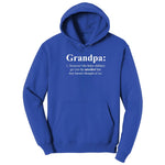 Grandpa Definition Hoodie - True Royal