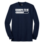 Grandpa to Be Loading Long Sleeve Tee - Navy