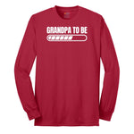 Grandpa to Be Loading Long Sleeve Tee - Red