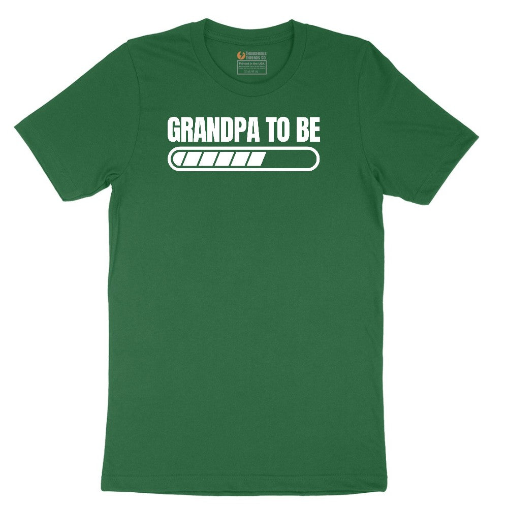 Grandpa to Be Loading Short Sleeve Tee - Athletic Kelly