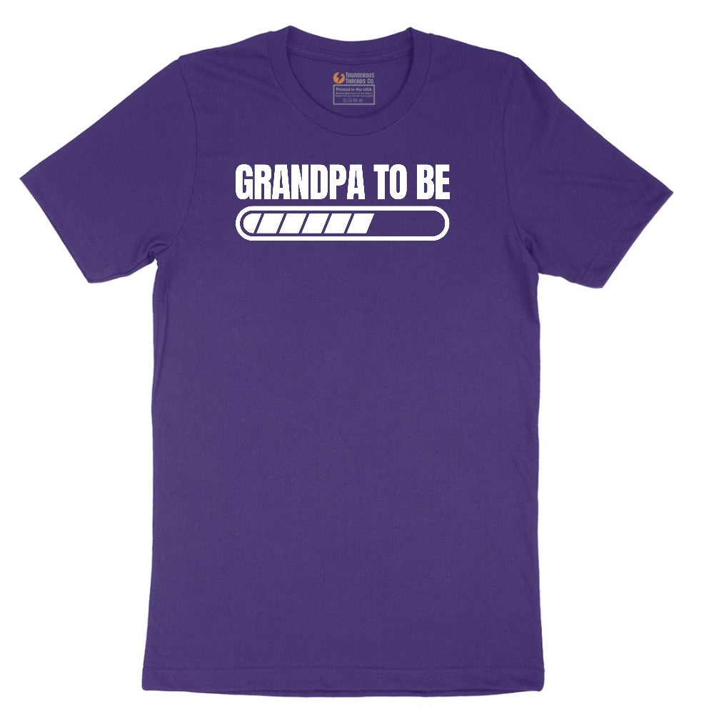 Grandpa to Be Loading Short Sleeve Tee - Team Purple