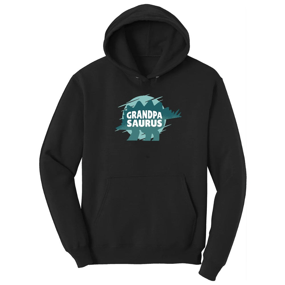 Grandpasauras Hoodie - Jet Black