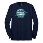 Grandpasauras Long Sleeve Tee - Navy