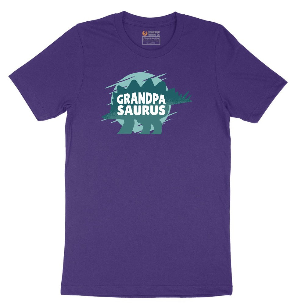Grandpasauras Short Sleeve Tee - Team Purple