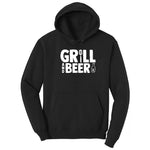 Grill and Beer Hoodie - Jet Black
