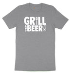 Grill and Beer Youth Short Sleeve Tee - Athletic Heather