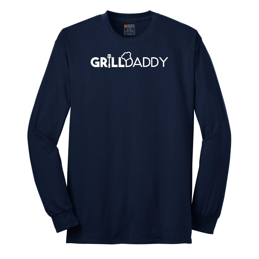 Grill Daddy Long Sleeve Tee - Navy