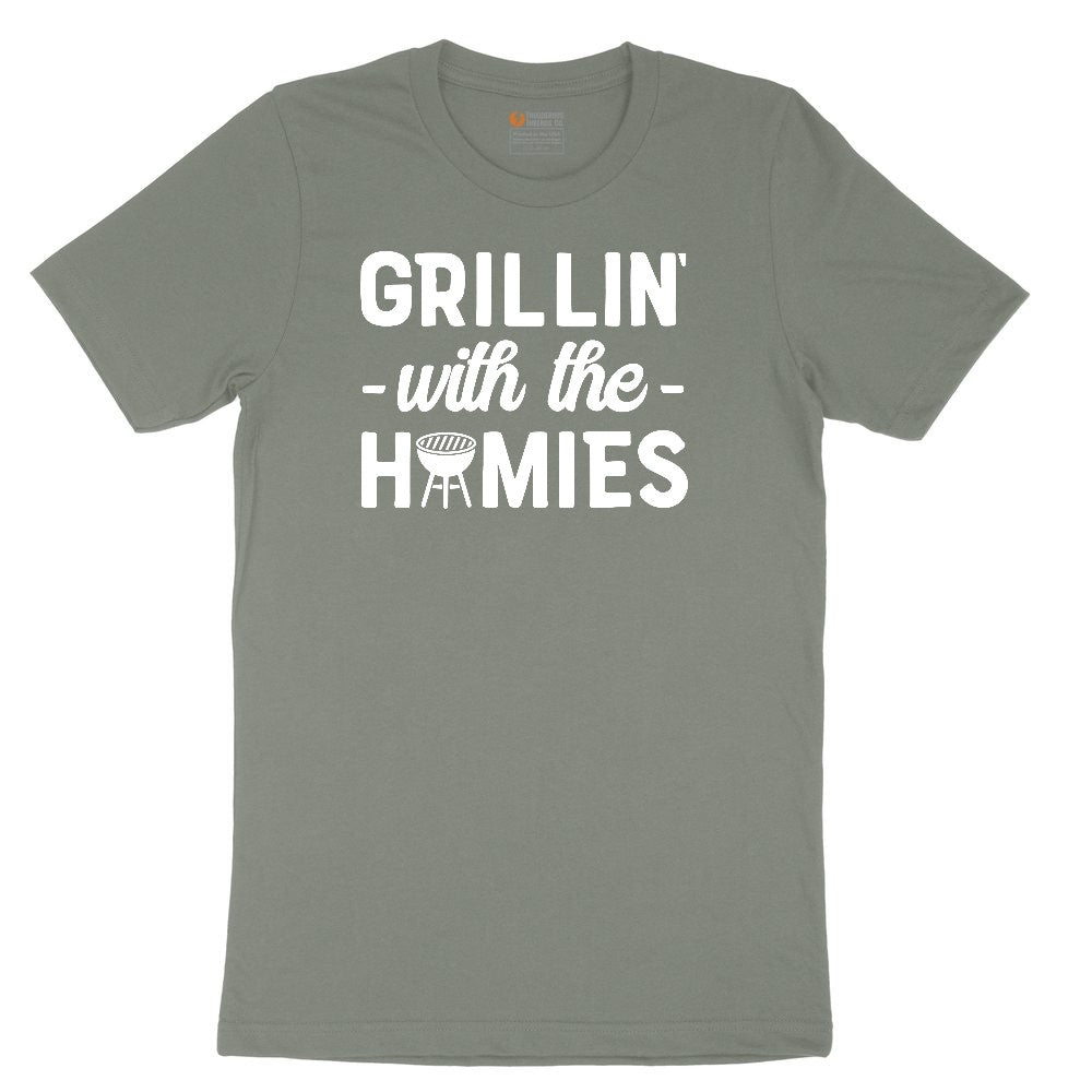 Grillin With the Homies Ladies Short Sleeve Tee - Bamboo Blackout