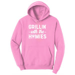 Grillin With the Homies Toddler Hoodie - Candy Pink