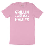 Grillin With the Homies Youth Short Sleeve Tee - Candy Pink