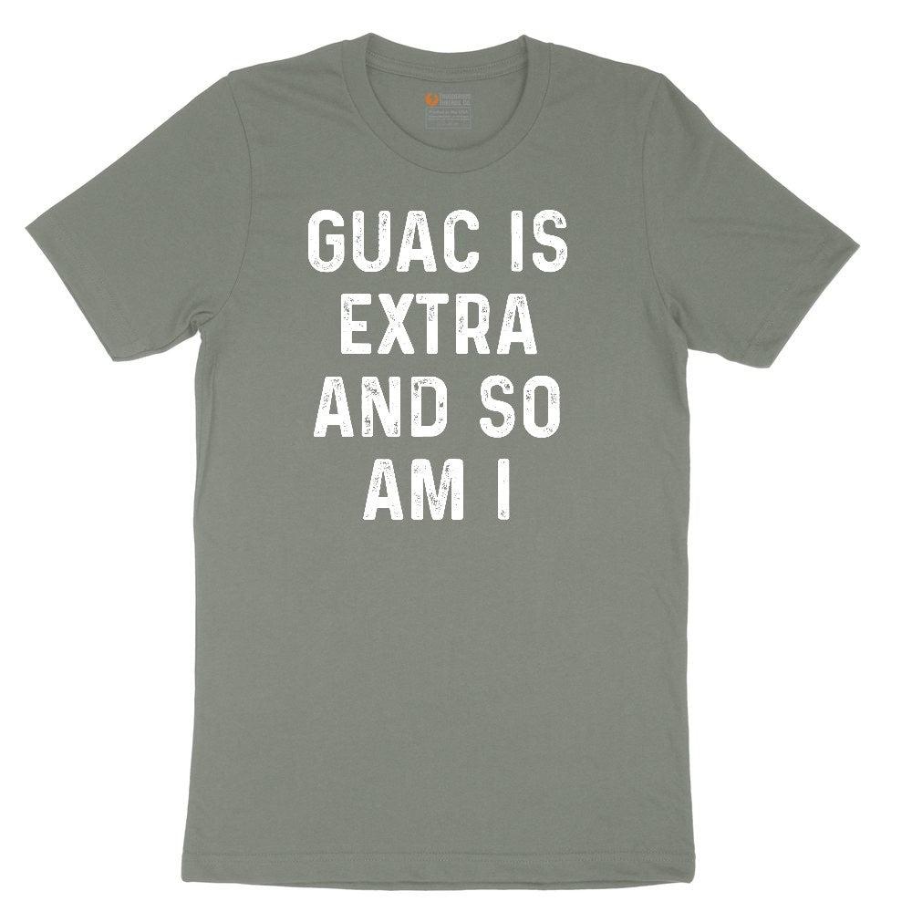 Guac is Extra and So Am I Ladies Short Sleeve Tee - Bamboo Blackout