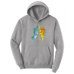 Guitar Fire and Water Hoodie - Athletic Heather