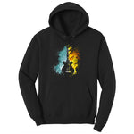 Guitar Fire and Water Youth Hoodie - Jet Black