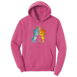 Guitar Fire and Water Youth Hoodie - Sangria