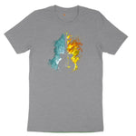 Guitar Fire and Water Youth Short Sleeve Tee - Athletic Heather