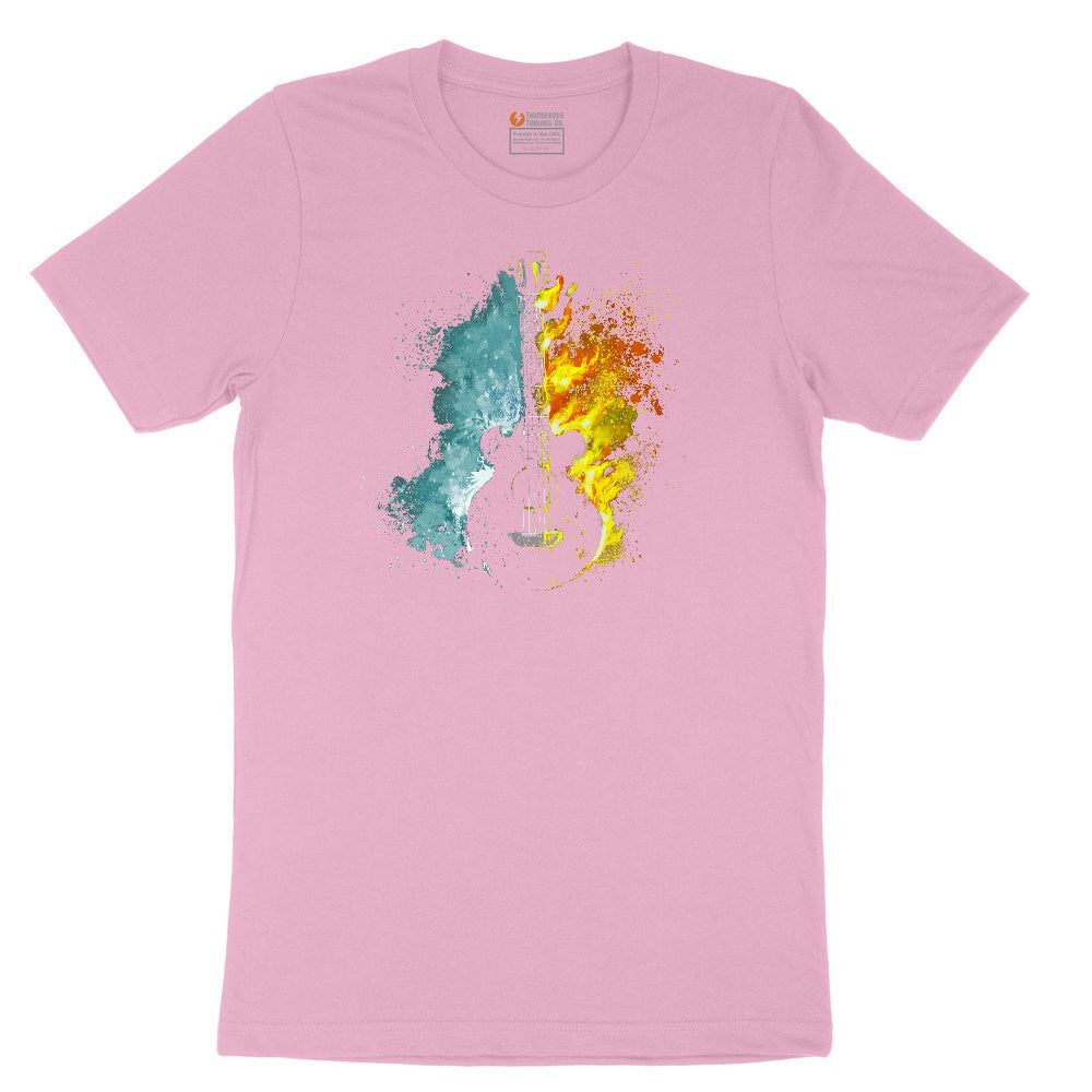 Guitar Fire and Water Youth Short Sleeve Tee - Candy Pink