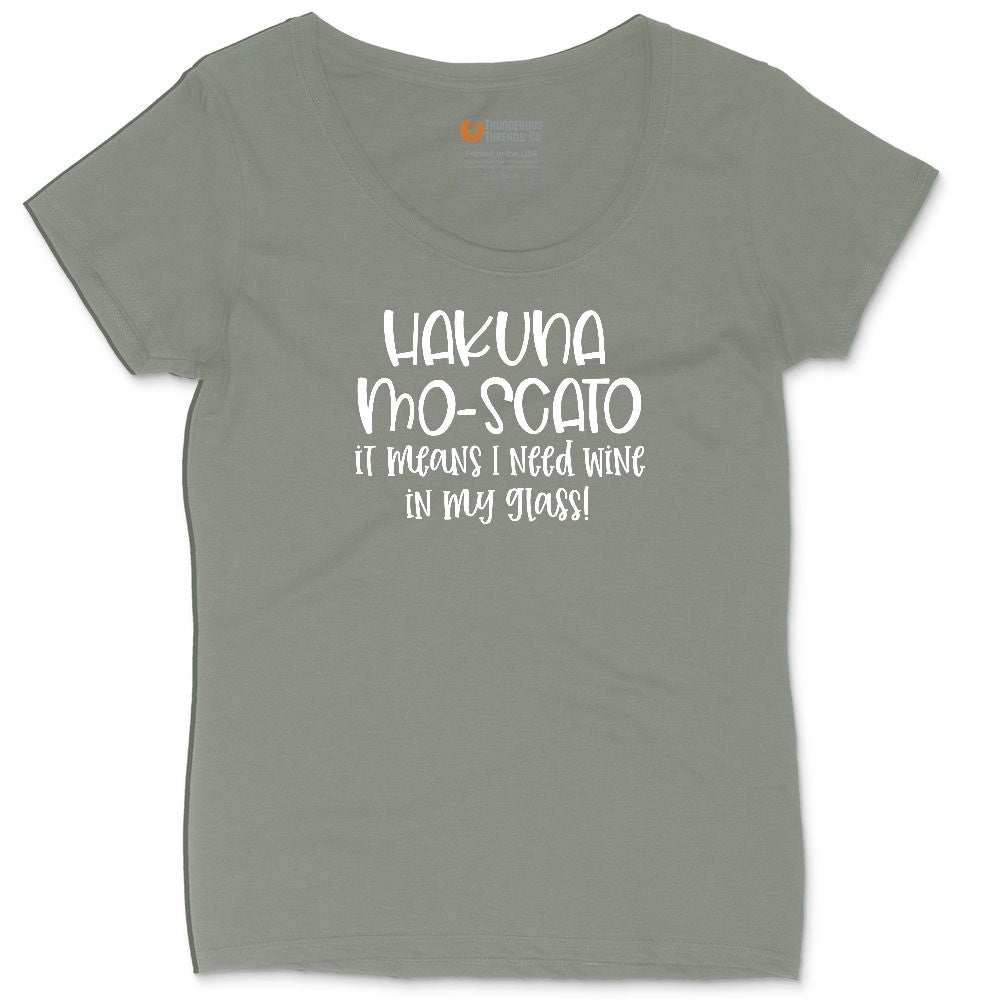 Hakuna Mascoto Ladies Curvy Tee - Bamboo Blackout