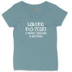 Hakuna Mascoto Ladies Curvy Tee - Surf Blackout