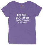 Hakuna Mascoto Ladies Curvy Tee - Vintage Purple