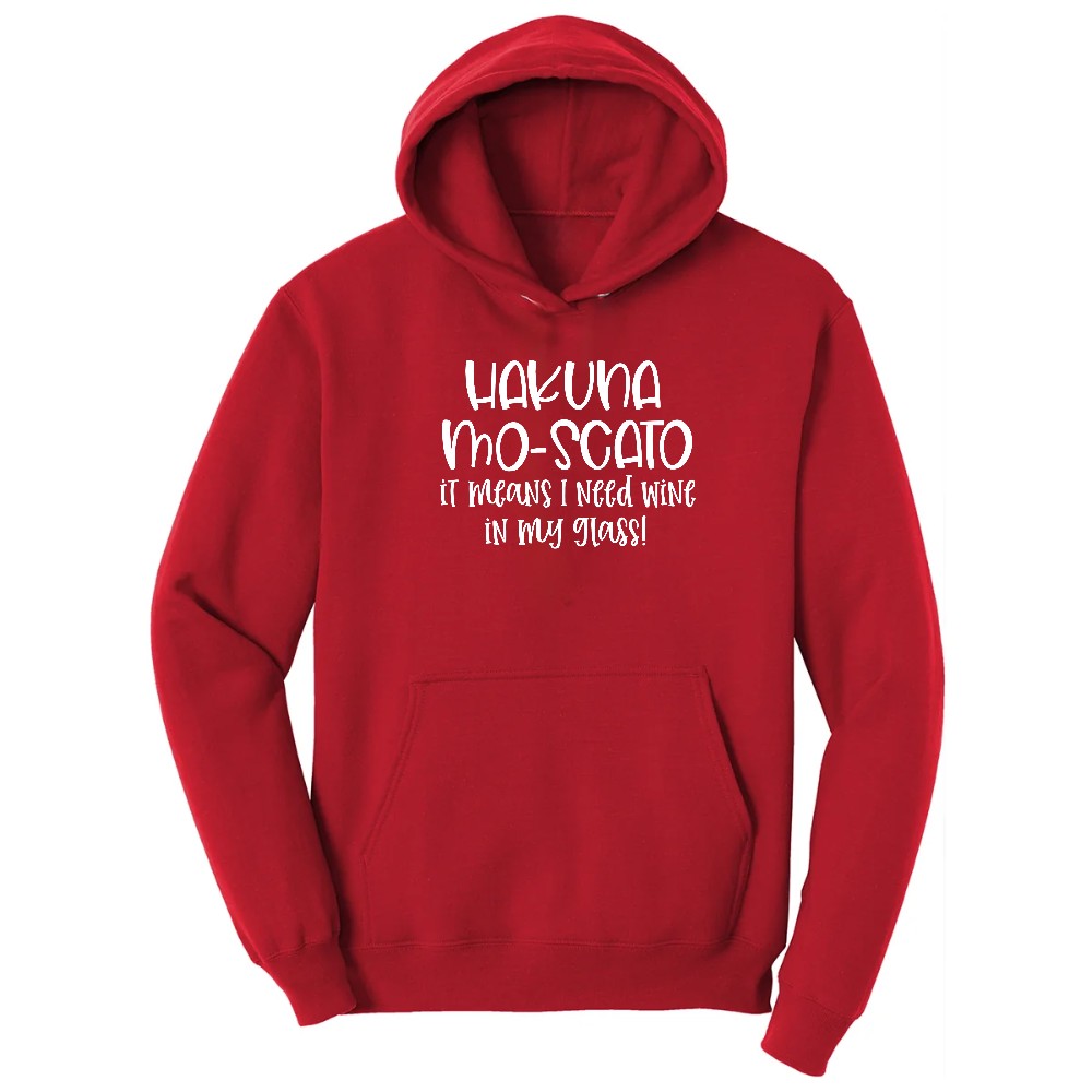 Hakuna Mascoto Hoodie - Red