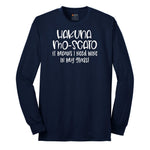 Hakuna Mascoto Long Sleeve Tee - Navy