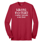 Hakuna Mascoto Long Sleeve Tee - Red