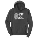 Hot Diggity Dog Ladies Hoodie - Dark Heather Grey