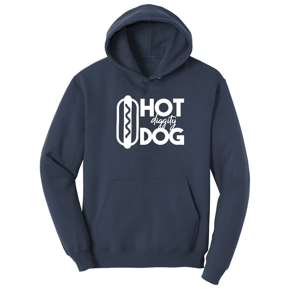 Hot Diggity Dog Hoodie - Navy