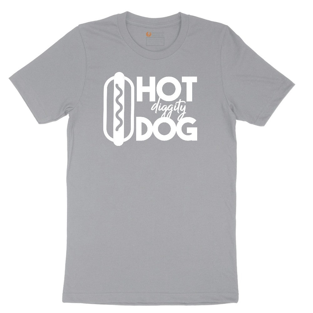 Hot Diggity Dog Short Sleeve Tee - Athletic Heather Grey