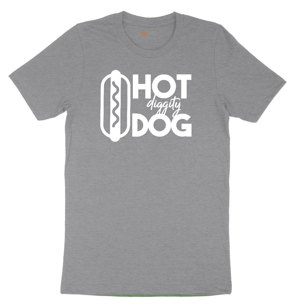 Hot Diggity Dog Youth Short Sleeve Tee - Athletic Heather