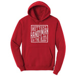 Hottest Handyman on the Block Hoodie - Red