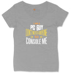 I am a PC Guy You Don't Need to Console Me - Mens T-Shirt Ladies Curvy Tee - Granite Heather