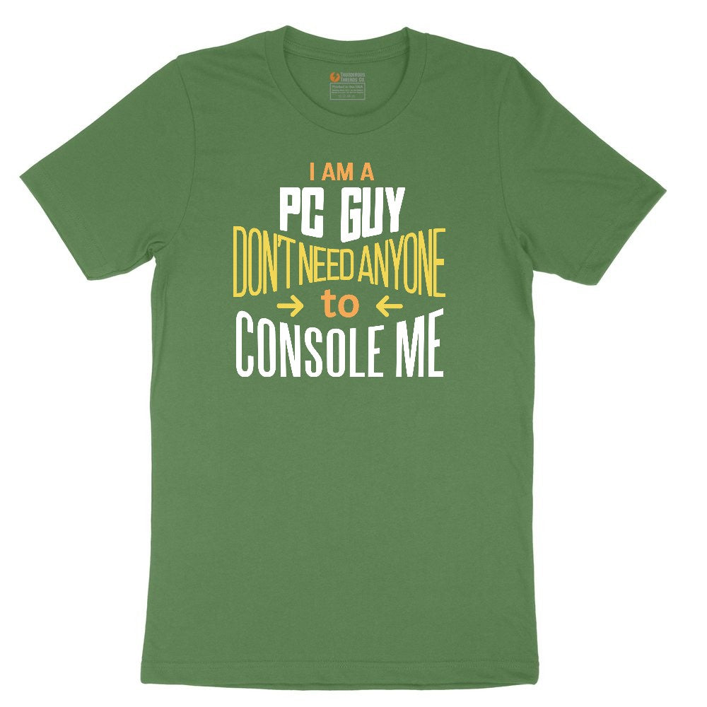 I am a PC Guy You Don't Need to Console Me - Mens T-Shirt Toddler Short Sleeve Tee - Athletic Kelly