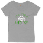 I Am an Expert in UFOology Ladies Curvy Tee - Granite Heather