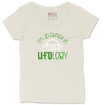 I Am an Expert in UFOology Ladies Curvy Tee - Natural Heather