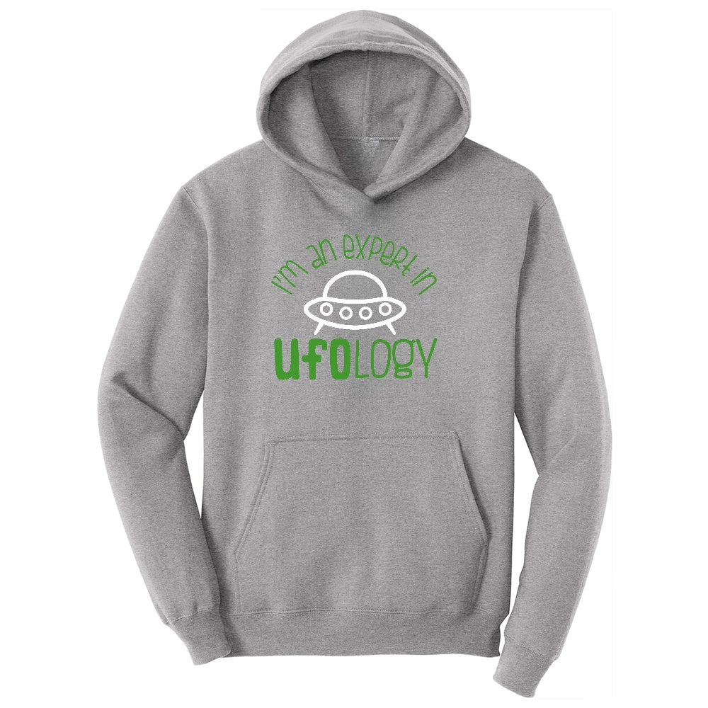 I Am an Expert in UFOology Ladies Hoodie - Athletic Heather