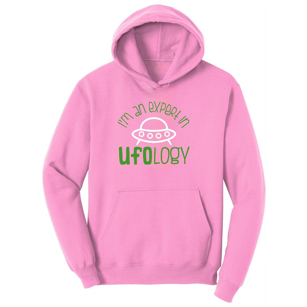 I Am an Expert in UFOology Ladies Hoodie - Candy Pink